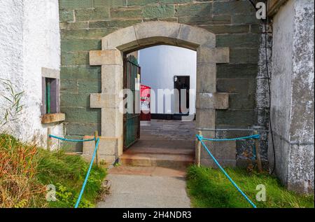 Phare de Cromwell point, Valentia Isalnd, comté de Kerry, Irlande Banque D'Images