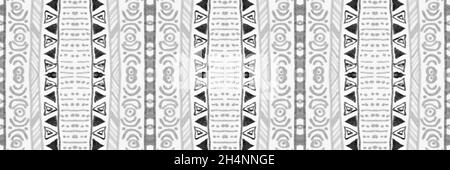 Motif Navajo sans coutures.Origine ethnique dessinée à la main. Banque D'Images