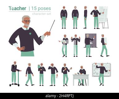 Ensemble d'enseignants Illustration de Vecteur