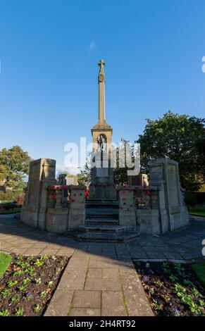 Mémorial de guerre de Kelso près du centre-ville de Kelso, frontières écossaises, Écosse, Royaume-Uni Banque D'Images