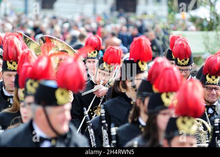 Vienne, Autriche.18 et 19 avril 2015.Village de Styrie sur la place de l'hôtel de ville de Vienne Banque D'Images