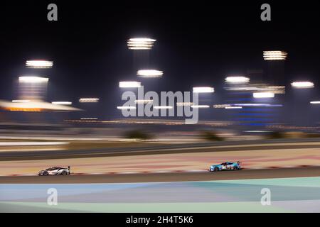 33 Keating Ben (usa), Pereira Dylan (lux), Fraga Felipe (BRA), TF Sport, Aston Martin Vantage AMR, action pendant les 8 heures de Bahreïn, 6ème tour du Championnat du monde d'endurance FIA 2021, FIA WEC, sur le circuit international de Bahreïn, du 4 au 6 novembre 2021 à Sakhir, Bahreïn - photo :Joao Filipe/DPPI/LiveMedia Banque D'Images