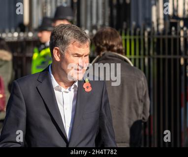 David Gauke, commentateur politique britannique, avocat et ancien homme politique qui a été député de South West Hertfordshire de 2005 à 2019. Ancien secrétaire d'État à la Justice et Lord Chancelier de 2018 à 2019.Il a fait enlever le whip conservateur le 3 septembre 2019 et, jusqu'à la dissolution, il a siégé en tant que politicien indépendant. Banque D'Images