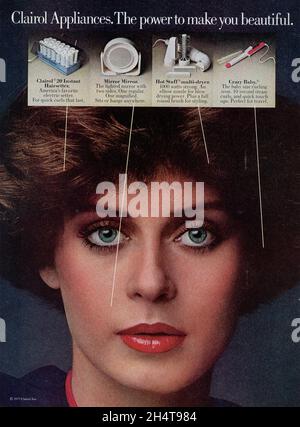 Publicité vintage dans le magazine 'Peoples', numéro du 21 août 1978, États-Unis Banque D'Images