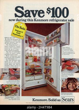 Publicité vintage dans le magazine 'Peoples', numéro du 21 août 1978, États-Unis Banque D'Images