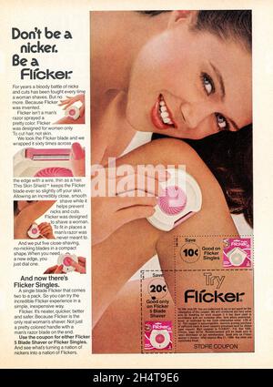 Publicité vintage dans le magazine 'Peoples', numéro du 21 août 1978, États-Unis Banque D'Images