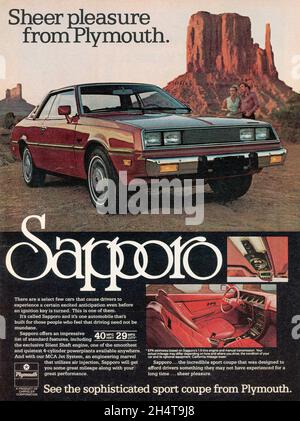 Publicité vintage dans le magazine 'Peoples', numéro du 21 août 1978, États-Unis Banque D'Images