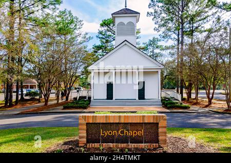 Le Lyon Hall est photographié à l'Université de Mobile, le 3 novembre 2021, à Mobile, Alabama.La chapelle a été construite en 1883. Banque D'Images