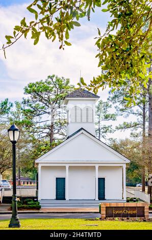 Le Lyon Hall est photographié à l'Université de Mobile, le 3 novembre 2021, à Mobile, Alabama.La chapelle a été construite en 1883. Banque D'Images