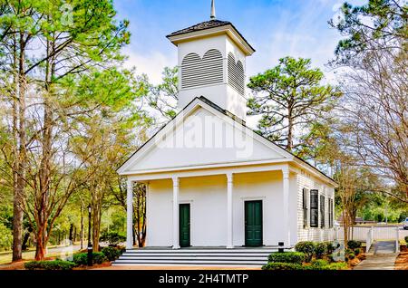 Le Lyon Hall est photographié à l'Université de Mobile, le 3 novembre 2021, à Mobile, Alabama.La chapelle a été construite en 1883. Banque D'Images