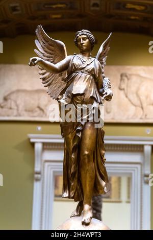 Moscou, Russie.2 mars 2019.Statue de la déesse de la victoire exposée au Musée des beaux-arts de l'État de Pouchkine (Credit image: © Mihail Siergiejewicz/SOPA Images via ZUMA Press Wire) Banque D'Images