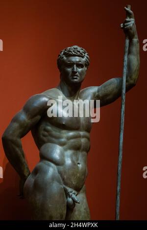 Moscou, Russie.2 mars 2019.Sculpture ''règle hellénistique'' exposée au Musée des beaux-arts de l'État de Pouchkine (Credit image: © Mihail Siergiejewicz/SOPA Images via ZUMA Press Wire) Banque D'Images