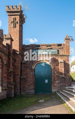 Musée des gorges et centre d'accueil à Ironbridge, Shropshire, Angleterre, Royaume-Uni Banque D'Images