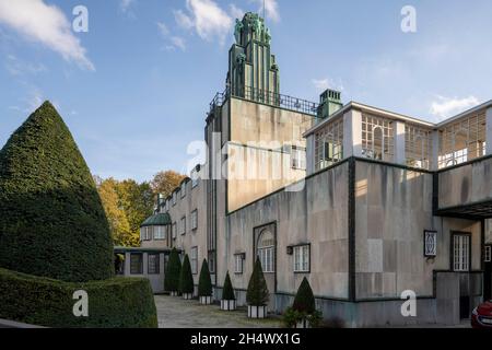 Brüssel, Bruxelles, Palais Stoclet, Stocletpaleis,1905 bis 1911 im Stil der Wiener Secession erbaute Villa.Archiekt: Josef Hoffmann Banque D'Images