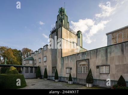 Brüssel, Bruxelles, Palais Stoclet, Stocletpaleis,1905 bis 1911 im Stil der Wiener Secession erbaute Villa.Archiekt: Josef Hoffmann Banque D'Images