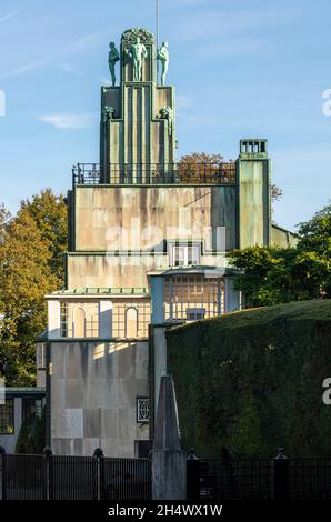 Brüssel, Bruxelles, Palais Stoclet, Stocletpaleis,1905 bis 1911 im Stil der Wiener Secession erbaute Villa.Archiekt: Josef Hoffmann Banque D'Images