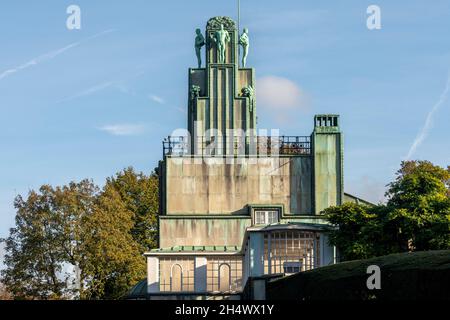 Brüssel, Bruxelles, Palais Stoclet, Stocletpaleis,1905 bis 1911 im Stil der Wiener Secession erbaute Villa.Archiekt: Josef Hoffmann Banque D'Images