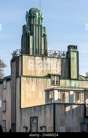 Brüssel, Bruxelles, Palais Stoclet, Stocletpaleis,1905 bis 1911 im Stil der Wiener Secession erbaute Villa.Archiekt: Josef Hoffmann Banque D'Images