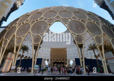 entrée à l'exposition Expo 2020 à Dubaï, Émirats arabes Unis (eau), 28 octobre 2021.(CTK photo/Ondrej Zaroba) Banque D'Images