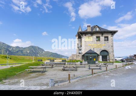 LLEIDA, ESPAGNE - 28 JUILLET 2021: Restaurant Cap Del Port dans le col de la montagne de Baqueira, Beret Banque D'Images