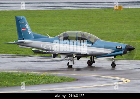 ZELTWEG, AUTRICHE - 07 septembre 2019 : prototype d'avion de formation Diamond Dart 550 OE-VGE à Zeltweg Banque D'Images