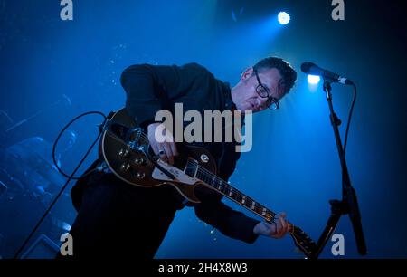 Richard Hawley en concert à l'Institut HMV de Birmingham. Banque D'Images