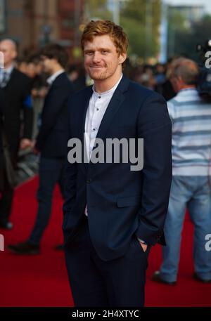 Paul Bullion participe à la première projection mondiale du premier épisode de la nouvelle série Peaky Blinders à Cineworld Broad Street à Birmingham, le dimanche 21 septembre Banque D'Images