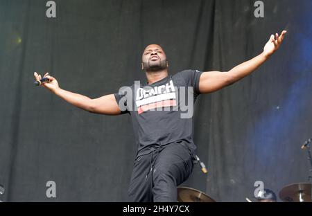 Le Bizzle létal se déroule en direct au V Festival le 20 août 2016 à Weston Park, Royaume-Uni Banque D'Images