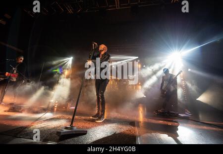 Chris Daughtry de Daughtry se produit en direct sur scène le 18 octobre 2018 à l'O2 Academy de Birmingham, en Angleterre.Date de la photo: Jeudi 18 octobre 2018.Crédit photo : Katja Ogrin/ EMPICS Entertainment. Banque D'Images