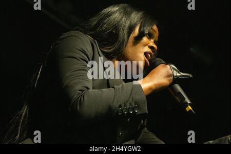 Azealia Banks se produit sur scène à l'O2 Ritz Manchester le 24 janvier 2019 à Manchester, en Angleterre.Date de la photo: Jeudi 24 janvier 2019.Crédit photo : Katja Ogrin/ EMPICS Entertainment. Banque D'Images