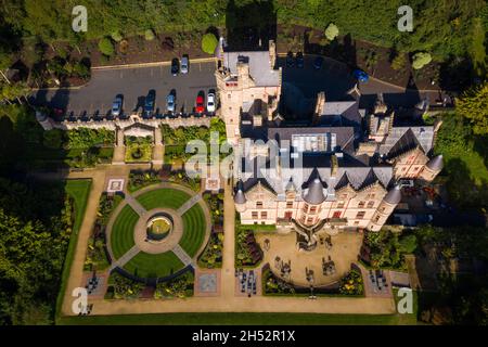 Château de Belfast et Cave Hill, Belfast, Irlande du Nord Banque D'Images