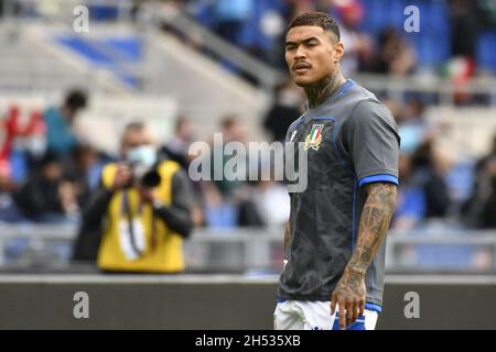 Rome, Italie.06e novembre 2021.Montanna Ioanne pendant le match de Test Rugby Italie vs tous les Noirs Nouvelle-Zélande au Stadio Olimpico, Rome Italie le 6 novembre 2021 crédit: Live Media Publishing Group/Alay Live News crédit: Live Media Publishing Group/Alay Live News Banque D'Images