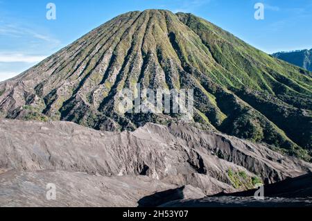 Volcan Batok dans la Caldera de Tengger, Java-est, Indonésie Banque D'Images