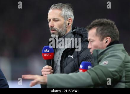 Leipzig, Allemagne.06e Nov, 2021. Firo 1er Bundesliga.2021/2022 football: Fuvuball: 06.11.2021 RBL RB Leipzig - BVB Borussia Dortmund Marco Rose, demi-figure crédit: dpa/Alamy Live News Banque D'Images