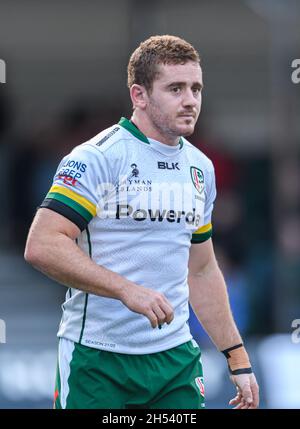 LONDRES, ROYAUME-UNI.06e novembre 2021.Paddy Jackson of London Irish lors du match de rugby Gallagher Premiership Round 8 entre Saracens et London Irish au stade StoneX le samedi 06 novembre 2021.LONDRES, ANGLETERRE.Credit: Taka G Wu/Alay Live News Banque D'Images