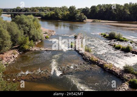 Le pont-canal du Guétin, Cuffey, Apremont-sur-Allier, France Banque D'Images