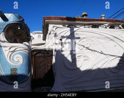 Beverly Hills, Californie, États-Unis 10 septembre 2021 Une vue générale de l'atmosphère O'Neill maison/maison où le film sans souffle et Beverly Hills 90210 tourné au 507 N. Rodeo Drive le 10 septembre 2021 à Beverly Hills, Californie, États-Unis.Photo par Barry King/Alay stock photo Banque D'Images