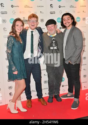 Rebecca Hanssen, Luke Cutforth, Johnny Vegas a assisté à la noyade d'Arthur Braxton - première mondiale à Curzon Soho, 2021-11-06, Londres, Royaume-Uni.Crédit : Picture Capital/Alamy Live News Banque D'Images