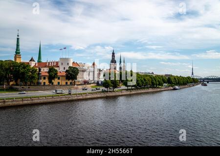 Voyage à Riga en Lettonie summet 2021 Banque D'Images