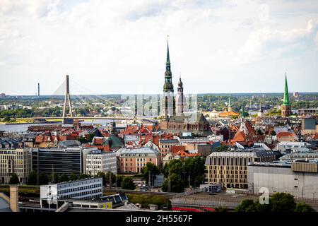 Voyage à Riga en Lettonie summet 2021 Banque D'Images