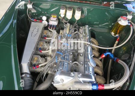 Jaguar #87 Mk 2, moteur 3.4 à Hampton Downs le 20 mars 2021 Banque D'Images