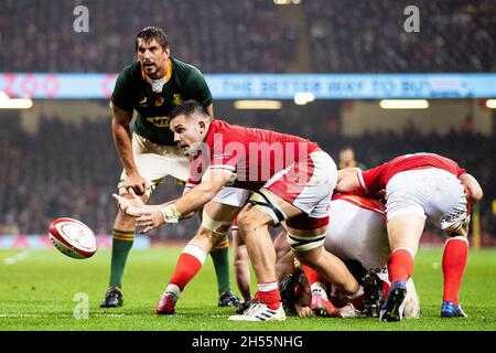 Ellis Jenkins du pays de Galles lors de la série automne Nations 2021, match de rugby à XV entre le pays de Galles et l'Afrique du Sud le 6 novembre 2021 au stade de la Principauté à Cardiff, pays de Galles - photo: Simon King/DPPI/LiveMedia Banque D'Images