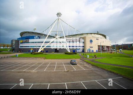 Bolton, Royaume-Uni.7 novembre 2021.Vue générale du stade de l'Université de Bolton .Le match de la coupe FA du 1er tour entre Bolton Wanderers et Stockport County au stade de l'Université de Bolton, Bolton, Angleterre, le 7 novembre 2021.Photo de Mike Morese.Utilisation éditoriale uniquement, licence requise pour une utilisation commerciale.Aucune utilisation dans les Paris, les jeux ou les publications d'un seul club/ligue/joueur.Crédit : UK Sports pics Ltd/Alay Live News Banque D'Images