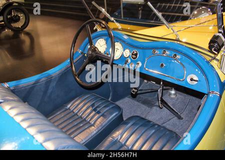 BMW 315/1 1934, vue de cabine conducteur et passager, seulement 230 unités ont été produites de ce modèle de roadster.Musée BMW - Munich - Allemagne . Banque D'Images