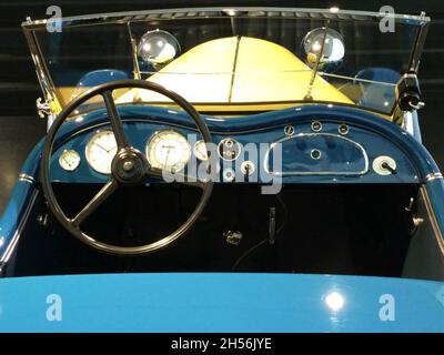 BMW 315/1 1934, vue panoramique du tableau de bord, seulement 230 unités ont été produites de ce modèle de roadster.Musée BMW - Munich - Allemagne Banque D'Images