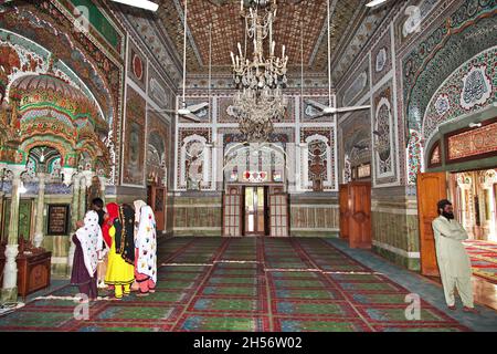 Mosquée Bhong dans le village de Bhong, district de Rahim Yar Khan, province du Punjab, Pakistan Banque D'Images