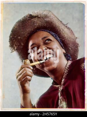 Harry Warnecke et Robert F Cranston photographie de la chanteuse américaine Ethel Waters Banque D'Images