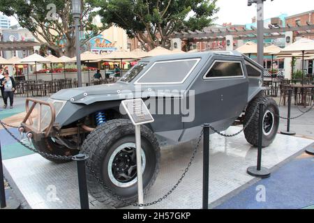 Véhicule d'attaque rapide : rapide et furieux 7.Exposé à Universal Studios Hollywood à Los Angeles - Californie - États-Unis. Banque D'Images