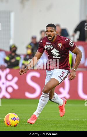 La Spezia, Italie.06e novembre 2021.Bremer (Torino) pendant Spezia Calcio vs Torino FC, football italien série A match à la Spezia, Italie, novembre 06 2021 crédit: Independent photo Agency/Alamy Live News Banque D'Images