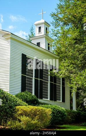 Église épiscopale Grace-Calvaire, East Green Street, Clarkesville, Géorgie Banque D'Images